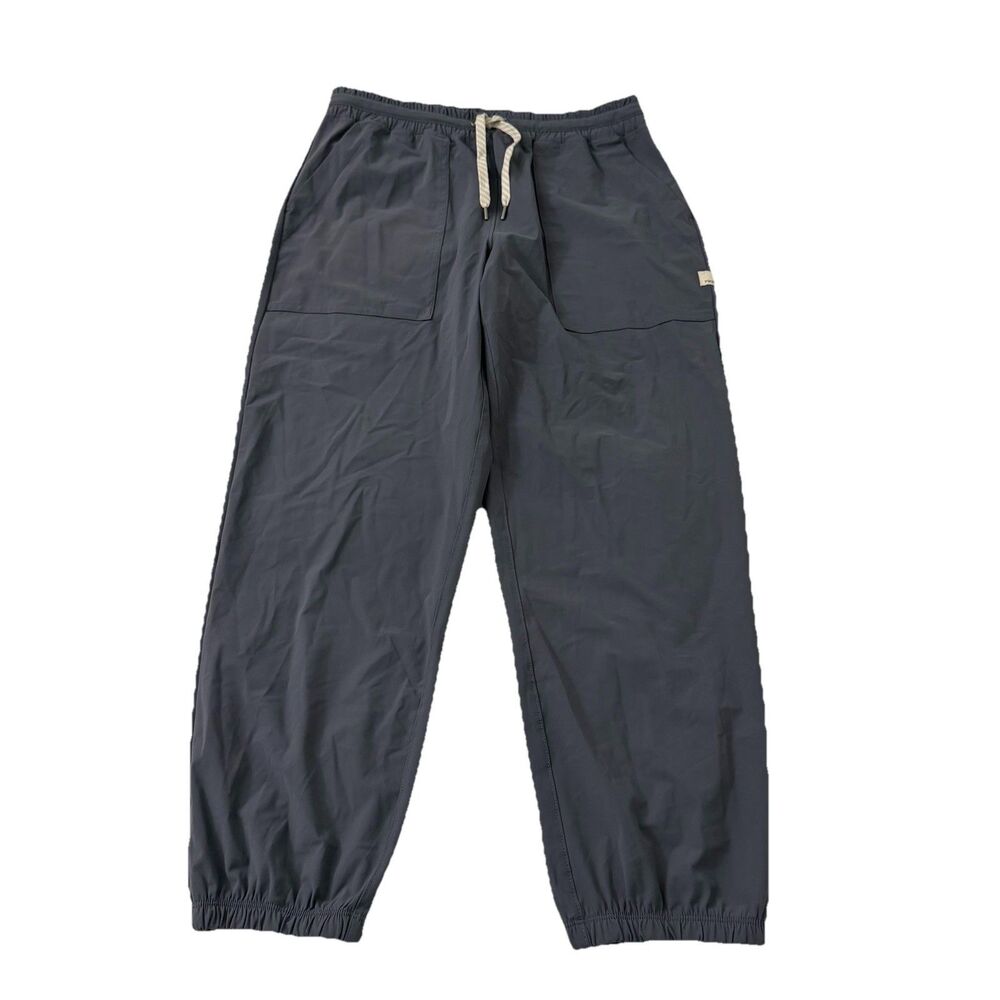 Vuori Miles Jogger Pants Womens Small Gray Blue Travel Comfort Stretch VW481